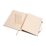 Moleskine Classic Notizbuch im Überformat mit Hardcover, liniert farbe schwarz dritte Ansicht