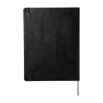 Moleskine Notizbuch Softcover XL mit Elastikband farbe schwarz zweite Rückansicht