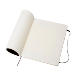 Moleskine Notizbuch Softcover XL mit Elastikband farbe schwarz fünfte Ansicht