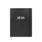 Moleskine Notizbuch Softcover XL mit Elastikband Ansicht mit Druckbereich