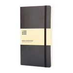 Moleskine Classic Notizbuch liniert mit Hinweis „im Verlustfall“ farbe schwarz