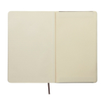 Moleskine Classic Notizbuch liniert mit Hinweis „im Verlustfall“ farbe schwarz dritte Rückansicht