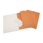 Moleskine Cahier Notizbuch mit Kartoneinband und Tasche farbe braun dritte Ansicht