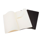 Moleskine Cahier Notizbuch mit Kartoneinband und Tasche farbe schwarz vierte Ansicht