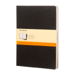 Moleskine Cahier Notizbuch mit abgerundeten Ecken farbe schwarz