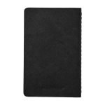Moleskine Cahier Notizbuch mit Kartoneinband liniert farbe schwarz zweite Rückansicht