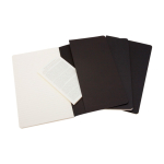 Moleskine Cahier Notizbuch mit Kartoneinband liniert farbe schwarz dritte Ansicht