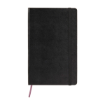 Moleskine Notizbuch Hardcover gross mit blanko Seiten farbe schwarz zweite Vorderansicht