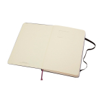 Moleskine Notizbuch Hardcover gross mit blanko Seiten farbe schwarz fünfte Ansicht