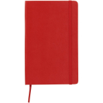 Moleskine Notizbuch Hardcover groß mit blanko Seiten farbe dunkelrot zweite Vorderansicht