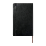 Moleskine Notizbuch Softcover flexibel mit blanko Seiten farbe schwarz zweite Rückansicht