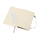 Moleskine Notizbuch Softcover flexibel mit blanko Seiten farbe schwarz dritte Rückansicht