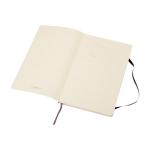 Moleskine Notizbuch Softcover flexibel mit blanko Seiten farbe schwarz dritte Vorderansicht