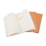 Moleskine Cahier Notizbuch Karton blanko farbe braun vierte Ansicht