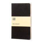 Moleskine Cahier Notizbuch Karton blanko farbe schwarz