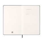 Moleskine Wochenkalender Hardcover 2026 mit Notizseite farbe schwarz fünfte Ansicht
