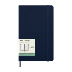 Moleskine Wochenkalender Hardcover 2026 mit Notizseite farbe blau