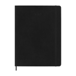 Moleskine Wochenkalender gross Softcover 2026 farbe schwarz zweite Vorderansicht