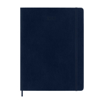 Moleskine Wochenkalender gross Softcover 2026 farbe blau zweite Vorderansicht