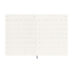 Moleskine Wochenkalender gross Softcover 2026 farbe blau dritte Ansicht