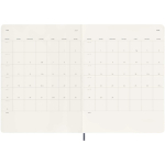 Moleskine Wochenkalender groß Softcover 2026 farbe blau vierte Ansicht