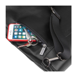 Elegante vertikale Rucksackhülle für Geräte Moleskine Classic 15” farbe schwarz dritte Ansicht