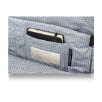 Urbaner Rucksack mit mehreren Fächern Moleskine Classic 15'' farbe schwarz Detailansicht 2