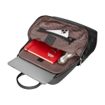 Eleganter Leder-Rucksack im urbanen Stil Moleskine Classic 15” farbe schwarz dritte Ansicht