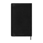 Moleskine Tagesagenda Softcover 12 Monate farbe schwarz zweite Rückansicht