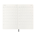 Moleskine Tagesagenda Softcover 12 Monate farbe schwarz vierte Ansicht