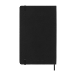 Moleskine Wochenkalender vertikal Hardcover farbe schwarz zweite Rückansicht