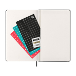 Moleskine Wochenkalender vertikal Hardcover farbe schwarz zweite Ansicht