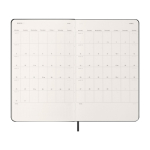 Moleskine Wochenkalender vertikal Hardcover farbe schwarz dritte Ansicht