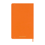 Moleskine Notizbuch XL vegan Capri farbe orange zweite Rückansicht