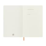 Moleskine Notizbuch XL vegan Capri farbe orange zweite Ansicht