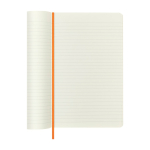 Moleskine Notizbuch XL vegan Capri farbe orange dritte Ansicht
