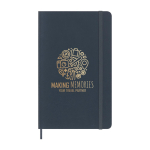 Moleskine Notizbuch XL vegan Capri farbe blaugrau
