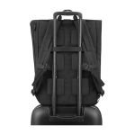 Moleskine Rolltop Rucksack Metro 15 Zoll farbe schwarz dritte Ansicht