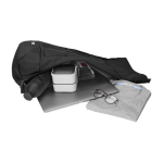 Moleskine Rolltop Rucksack Metro 15 Zoll farbe schwarz