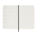 Moleskine Weekly Pocket Agenda Softcover farbe schwarz vierte Ansicht