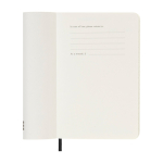 Moleskine Weekly Pocket Agenda Softcover farbe schwarz fünfte Ansicht