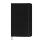Moleskine Tagesagenda Taschenformat farbe schwarz zweite Vorderansicht