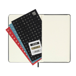 Moleskine Tagesagenda Taschenformat farbe schwarz zweite Ansicht