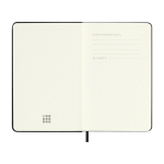 Moleskine Tagesagenda Taschenformat farbe schwarz fünfte Ansicht