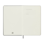 Moleskine Undatierte Wochenagenda Hardcover farbe schwarz zweite Ansicht