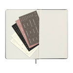 Moleskine Undatierte Wochenagenda Hardcover farbe schwarz vierte Ansicht