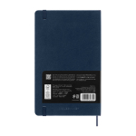Moleskine Smart Notizbuch Hardcover farbe blau dritte Rückansicht