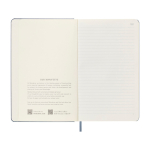 Moleskine Smart Notizbuch Hardcover farbe blau dritte Ansicht