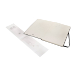 Moleskine A4 Zeichenbuch Hardcover farbe schwarz dritte Ansicht