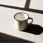 Vintage-Keramiktasse für Sublimation 250 ml farbe schwarz zweite Ansicht